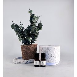 Aroma LED diffuser med Terrasso design. inkl. 2 x olie