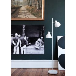 Skagen gulvlampe hvid dobbel