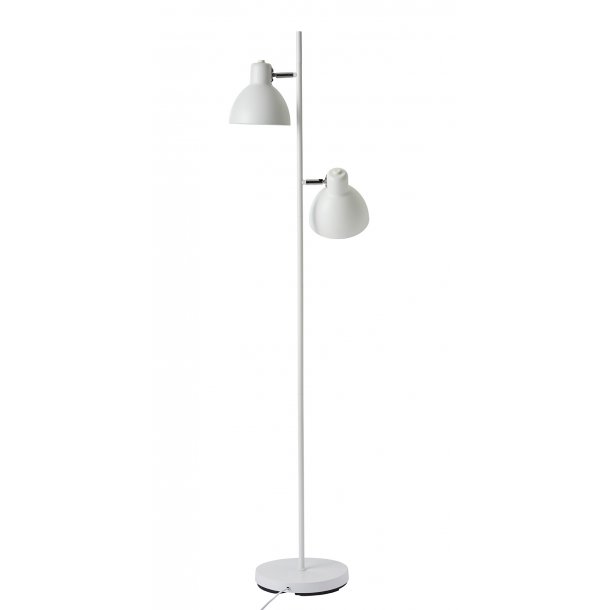 Skagen floor lamp white double 