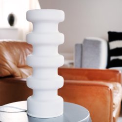 Luna bordlampe opalglas