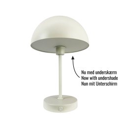 Stockholm LED bordlampe Perlehvid - Version 2.0
