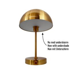 Stockholm LED bordlampe Antik messing - Version 2.0