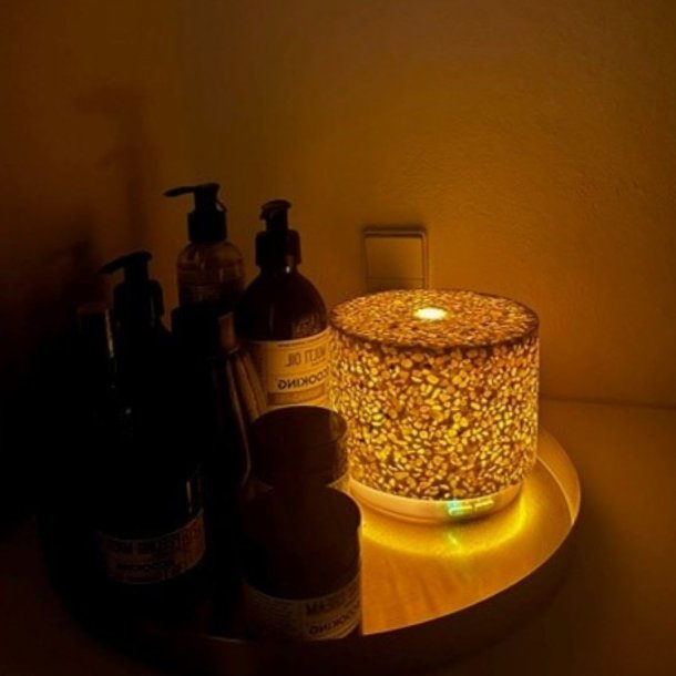 Aroma LED diffuser med Terrasso design. inkl. 2 x olie