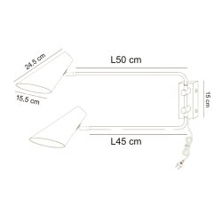 Cale vglampe dobbelt