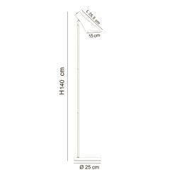 DL12 floor lamp black 