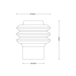 DIVA LED bordlampe med messing