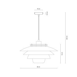 Ejka Mini Mat Rose pendant light