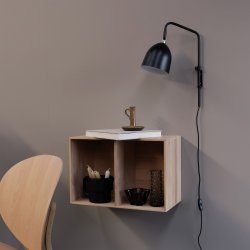 Easton wall lamp black