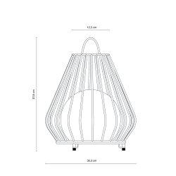 Evesham Auenleuchte schwarz mittel