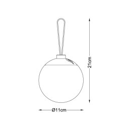 Odin lysbold med rem