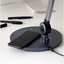 Office table lamp grey