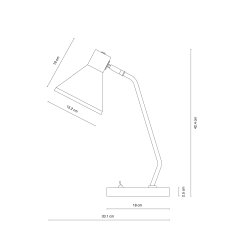 Sleep bordlampe kit hvid