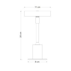 Starlight Mini LED messing og gr�n marmor
