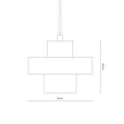 STOKE pendel kit hvid