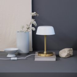 Valencia bordlampe messing