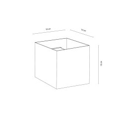 Venus 10x10 Messing vglampe indendrs