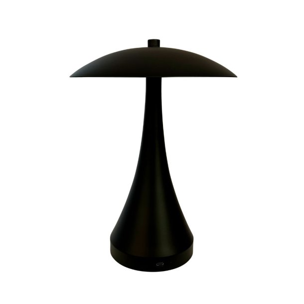 Vienna LED matt black table lamp