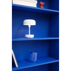 Haipot hvid LED genopladelig bordlampe